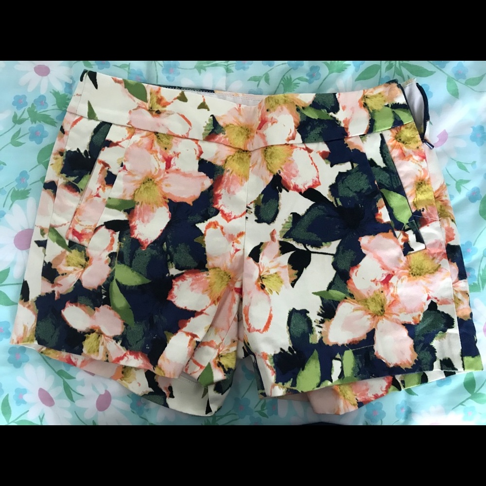 J Crew Floral Shorts